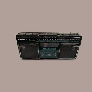 PHILIPS MAGNAVOX Model No.: D 8060 Vintage Stereo Radio Cassette Recorder Tested